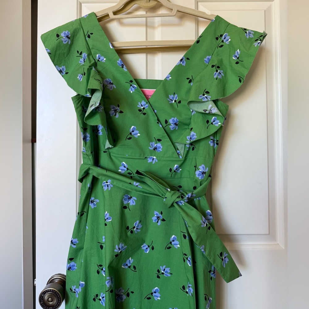 Kate Spade Green Floral Dress
